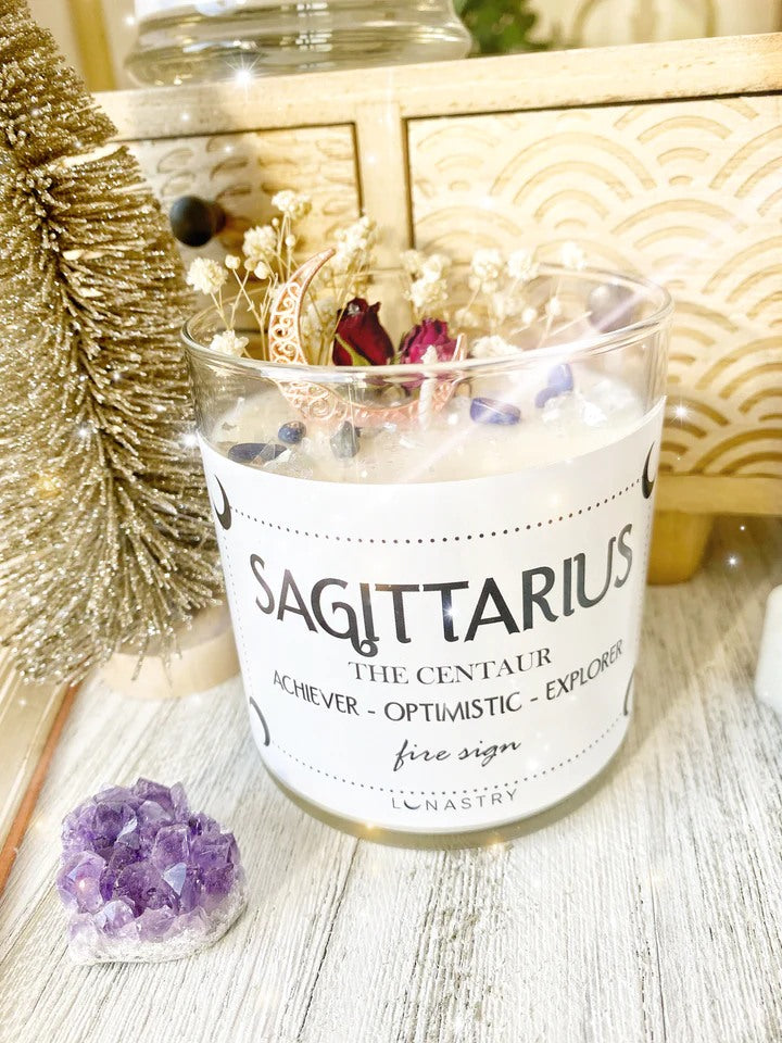 Lunastry Zodiac Candles