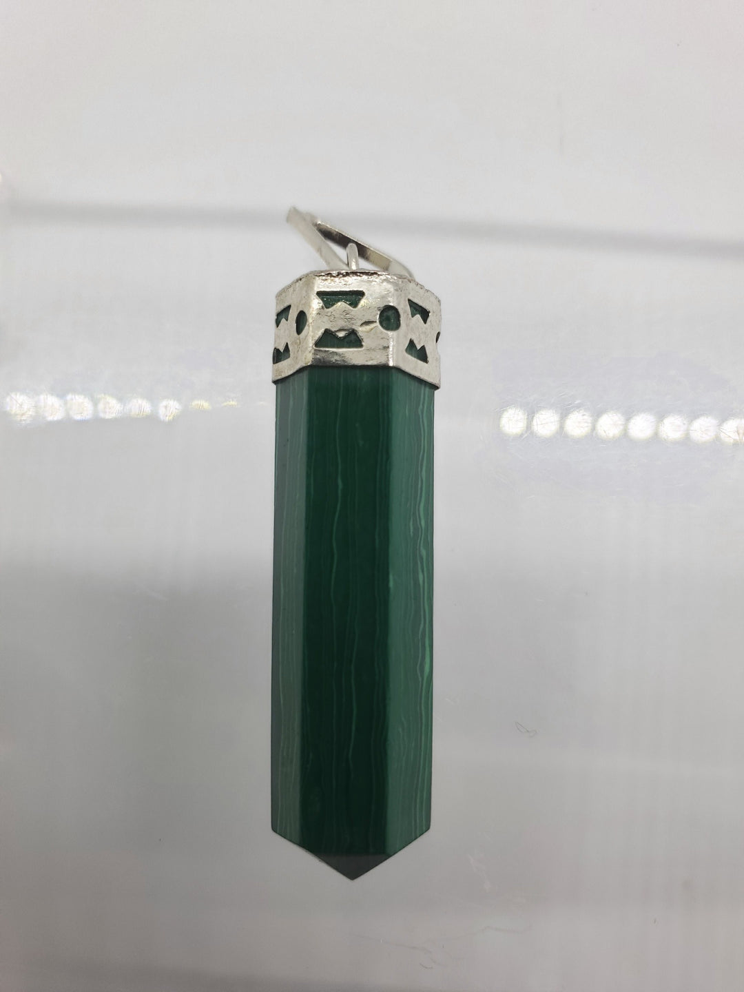 Malachite Crystal Pendant