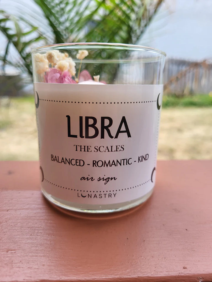 Lunastry Zodiac Candles