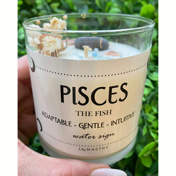 Lunastry Zodiac Candles