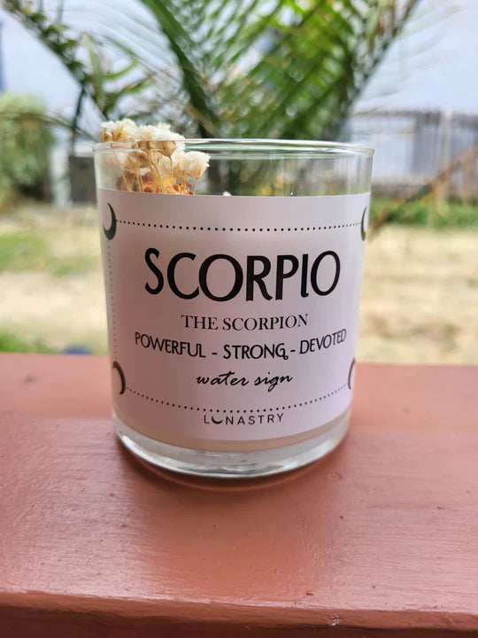 Lunastry Zodiac Candles