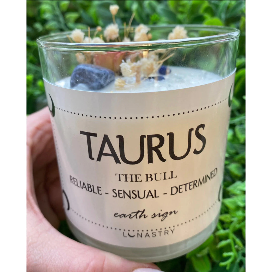 Lunastry Zodiac Candles