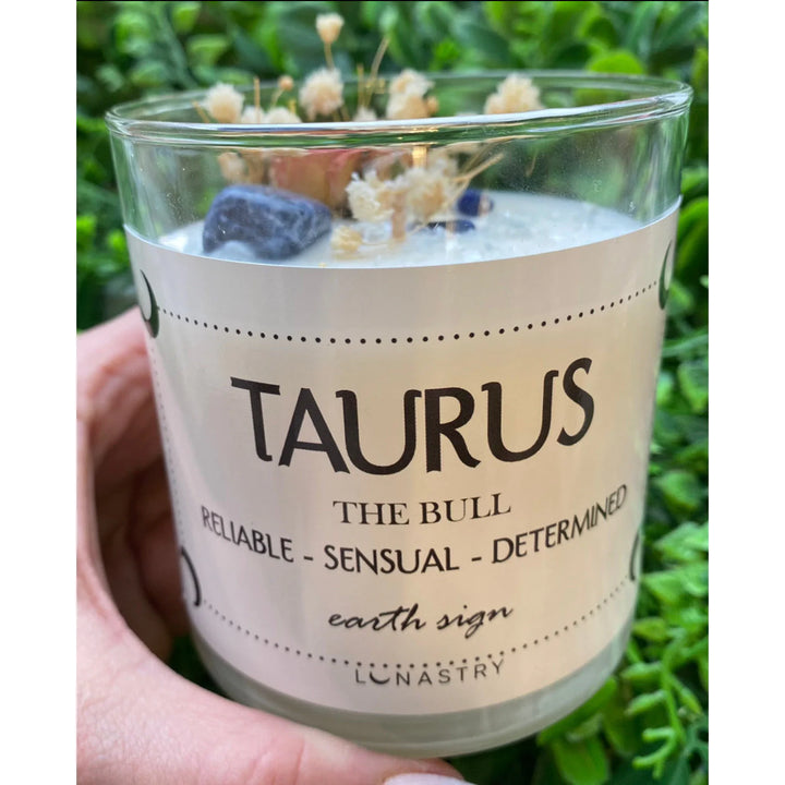 Lunastry Zodiac Candles