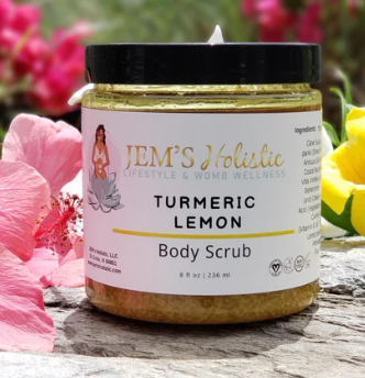 Jem's Holistic Turmeric Lemon Body Scrub