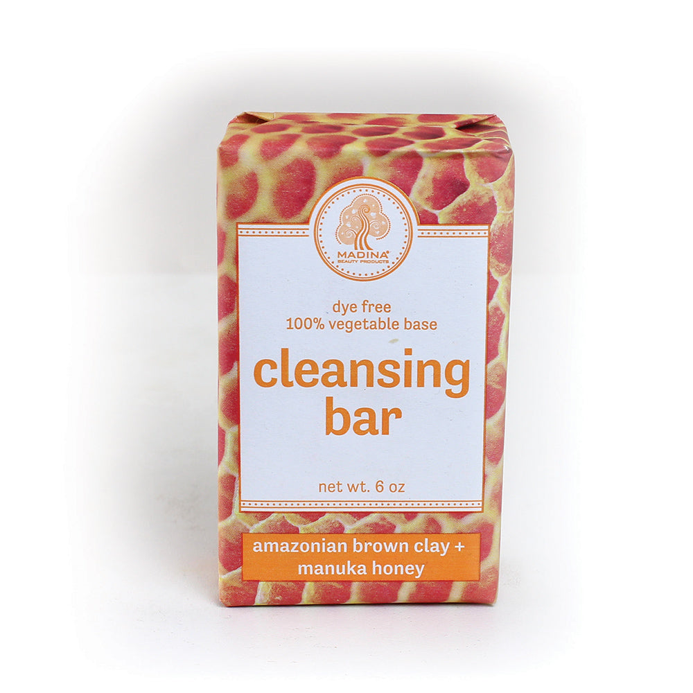 Amazonian Brown Clay & Manuka Honey Cleansing Bar
