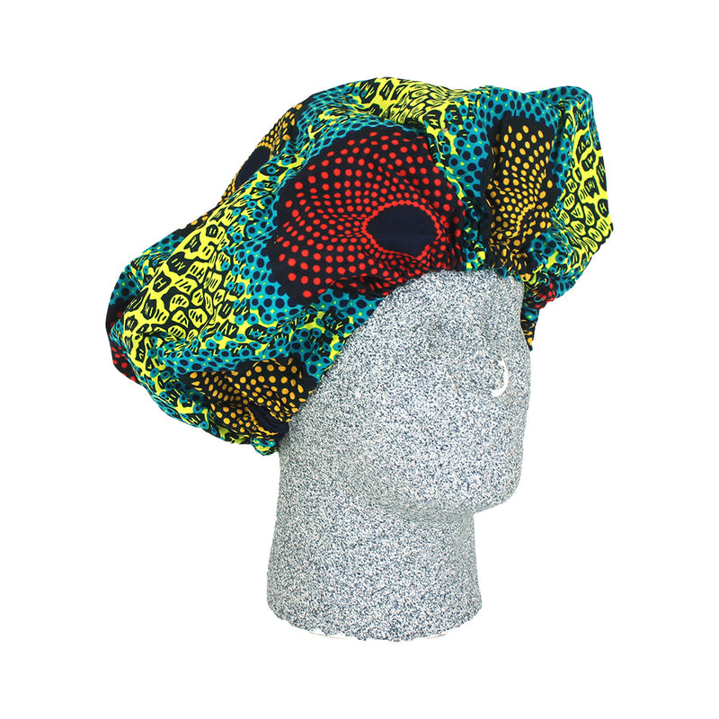African Print Hair Bonnet