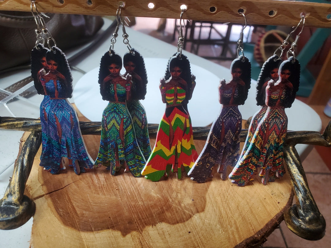 Black Queen Earrings