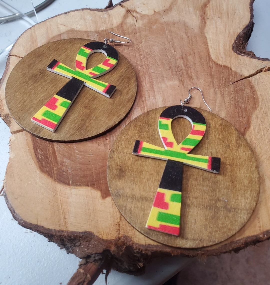 Ankh Earrings