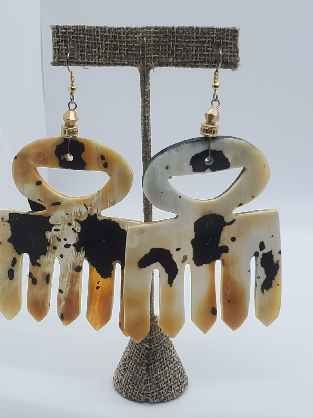 Spattered Marble Earrings