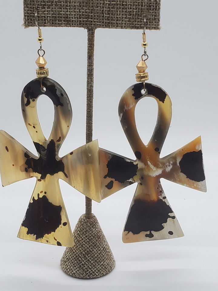 Spattered Marble Earrings