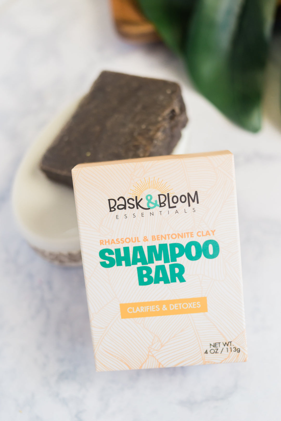 Bask & Bloom Rhassoul & Bentonite Clay Shampoo Bar